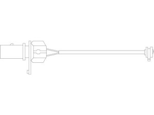KAWE WS0243A įspėjimo kontaktas, stabdžių trinkelių susidėvėjimas 
 Stabdžių sistema -> Susidėvėjimo indikatorius, stabdžių trinkelės
3B7615121