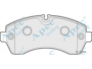 APEC braking PAD1514 stabdžių trinkelių rinkinys, diskinis stabdys 
 Techninės priežiūros dalys -> Papildomas remontas
0044206820, 0044208220, A0044206820
