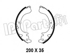 IPS Parts IBL-4206 stabdžių trinkelė 
 Stabdžių sistema -> Būgninis stabdys -> Stabdžių įdėklas/ trinkelė
04495-12010, 04495-12050, 04495-12051