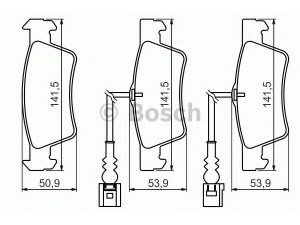 BOSCH 0 986 494 219 stabdžių trinkelių rinkinys, diskinis stabdys 
 Techninės priežiūros dalys -> Papildomas remontas
7L6 698 451, 7L6 698 451 C