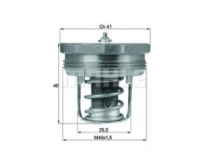 MAHLE ORIGINAL TX 89 83 termostatas, aušinimo skystis 
 Aušinimo sistema -> Termostatas/tarpiklis -> Thermostat
60710617, 82231828