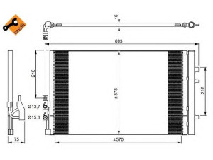 NRF 350036 kondensatorius, oro kondicionierius 
 Oro kondicionavimas -> Kondensatorius
64539216143, 9216143