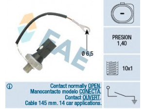 FAE 12896 alyvos slėgio jungiklis 
 Variklis -> Variklio elektra
06E 919 031