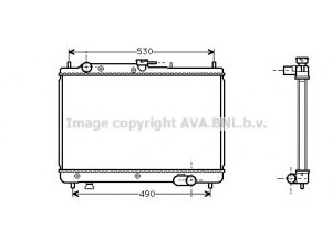 AVA QUALITY COOLING MZ2066 radiatorius, variklio aušinimas 
 Aušinimo sistema -> Radiatorius/alyvos aušintuvas -> Radiatorius/dalys
B61S15200A, B61S15200B, B61S15200C