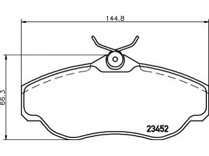 HELLA PAGID 8DB 355 009-531 stabdžių trinkelių rinkinys, diskinis stabdys 
 Techninės priežiūros dalys -> Papildomas remontas
SFP000210, SFP100460, SFP100480