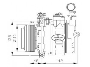 NRF 32116 kompresorius, oro kondicionierius 
 Oro kondicionavimas -> Kompresorius/dalys
09122119, 1854096, 1854120, 24416177