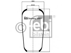 FEBI BILSTEIN 39901 dėklas, pneumatinė pakaba 
 Pakaba -> Pneumatinė pakaba
81 43601 0139, 81 43601 0144, 81.43601.0096