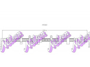 Brovex-Nelson H4160 stabdžių žarnelė 
 Stabdžių sistema -> Stabdžių žarnelės
71736972, 82468102, 71736972, 82468102