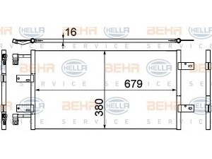 HELLA 8FC 351 303-591 kondensatorius, oro kondicionierius 
 Oro kondicionavimas -> Kondensatorius
27650-00QAH, 44 14 580, 91 16 8188