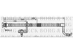 BORG & BECK BBH7616 stabdžių žarnelė 
 Stabdžių sistema -> Stabdžių žarnelės
89733-04550, 89736-38050, 89800-67070
