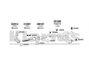 KLARIUS 180909E išmetimo sistema 
 Išmetimo sistema -> Išmetimo sistema, visa