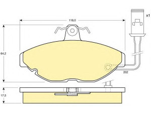 GIRLING 6104281 stabdžių trinkelių rinkinys, diskinis stabdys 
 Techninės priežiūros dalys -> Papildomas remontas
BHM7237, GBP276, GBP656, GBP90288