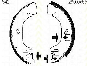 TRISCAN 8100 16542 stabdžių trinkelių komplektas 
 Techninės priežiūros dalys -> Papildomas remontas
5027771, 6733350, 92VB2200BB