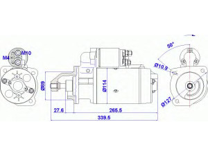 DELCO REMY 19024235 starteris 
 Elektros įranga -> Starterio sistema -> Starteris
110536, 1163669, 1164994, 117 0051