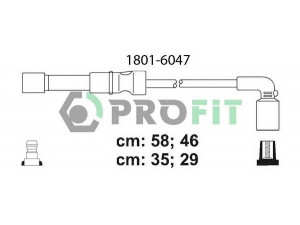 PROFIT 1801-6047 uždegimo laido komplektas 
 Kibirkšties / kaitinamasis uždegimas -> Uždegimo laidai/jungtys
96460220, 96190263, 96460220