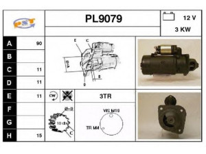 SNRA PL9079 starteris