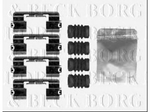 BORG & BECK BBK1579 priedų komplektas, diskinių stabdžių trinkelės 
 Stabdžių sistema -> Diskinis stabdys -> Stabdžių dalys/priedai