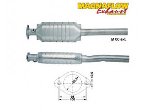 MAGNAFLOW 86322 katalizatoriaus keitiklis 
 Išmetimo sistema -> Katalizatoriaus keitiklis
7700840309