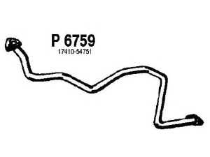 FENNO P6759 išleidimo kolektorius 
 Išmetimo sistema -> Išmetimo vamzdžiai
17410-54750, 17410-54751, J17410-54751