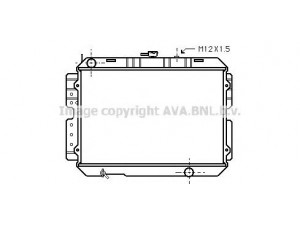 AVA QUALITY COOLING MZ2026 radiatorius, variklio aušinimas 
 Aušinimo sistema -> Radiatorius/alyvos aušintuvas -> Radiatorius/dalys
R22615200A, R22615200B