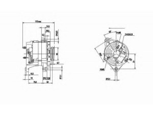 DELCO REMY 19025790 kintamosios srovės generatorius