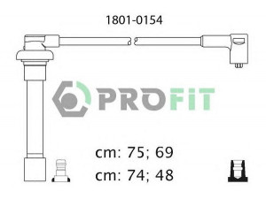 PROFIT 1801-0154 uždegimo laido komplektas 
 Kibirkšties / kaitinamasis uždegimas -> Uždegimo laidai/jungtys
32700P1GE01, 32700P1JE01, 32700PCA003