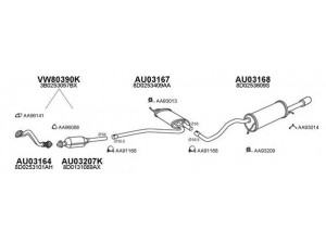 VENEPORTE 030026 išmetimo sistema 
 Išmetimo sistema -> Išmetimo sistema, visa