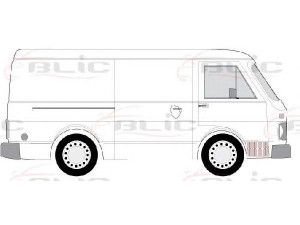 BLIC 6015-00-9560132P durys, kėbulas 
 Kėbulas -> Keleivių kabina -> Durys/dalys