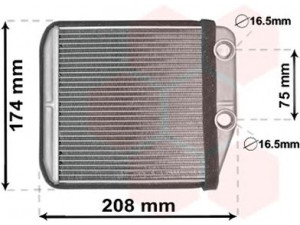 VAN WEZEL 17006416 šilumokaitis, salono šildymas
77364283