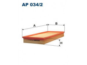 FILTRON AP034/2 oro filtras 
 Techninės priežiūros dalys -> Techninės priežiūros intervalai
6400940204