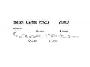 VENEPORTE 800221 išmetimo sistema 
 Išmetimo sistema -> Išmetimo sistema, visa
