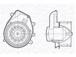 MAGNETI MARELLI 069412690010 vidaus pūtiklis 
 Šildymas / vėdinimas -> Orpūtė/dalys
8D1 820 021 A, 8D1820021A, 8D1 820 021 A