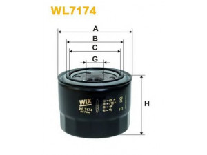 WIX FILTERS WL7174 alyvos filtras 
 Techninės priežiūros dalys -> Techninės priežiūros intervalai
OK181, 0415203003, 1560064020, 9091503003