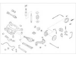 DELPHI BMW-14802-R rato pakaba 
 Ašies montavimas/vairavimo mechanizmas/ratai -> Prekių paieška pagal schemą