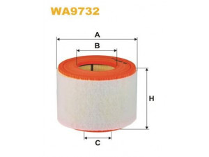 WIX FILTERS WA9732 oro filtras 
 Techninės priežiūros dalys -> Techninės priežiūros intervalai
4G0133843H, 4G0133843K, 4G0133843H