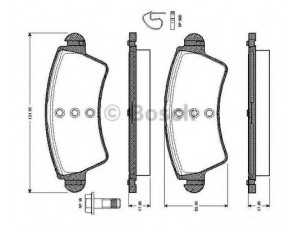BOSCH 0 986 TB2 359 stabdžių trinkelių rinkinys, diskinis stabdys 
 Techninės priežiūros dalys -> Papildomas remontas
4252 29