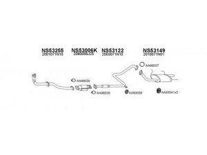 VENEPORTE 530019 išmetimo sistema 
 Išmetimo sistema -> Išmetimo sistema, visa