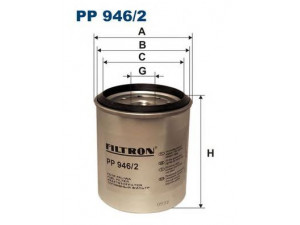 FILTRON PP946/2 kuro filtras 
 Techninės priežiūros dalys -> Papildomas remontas
4723905, K4723905, 857633