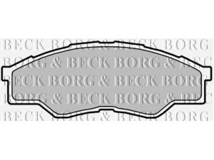 BORG & BECK BBP2032 stabdžių trinkelių rinkinys, diskinis stabdys 
 Techninės priežiūros dalys -> Papildomas remontas
044650K010, 044650K160