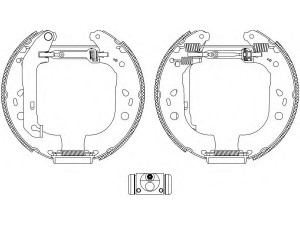 HELLA PAGID 8DB 355 005-101 stabdžių trinkelių komplektas 
 Techninės priežiūros dalys -> Papildomas remontas
1365486, 1511233, 2T142200AA, 2T142200AB