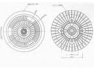 BUGIAD BFC041 sankaba, radiatoriaus ventiliatorius 
 Aušinimo sistema -> Radiatoriaus ventiliatorius
0002000422