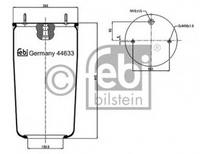 FEBI BILSTEIN 44633 dėklas, pneumatinė pakaba
1079718