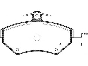 OPEN PARTS BPA0631.00 stabdžių trinkelių rinkinys, diskinis stabdys 
 Techninės priežiūros dalys -> Papildomas remontas
8D0698151L, 1HM698151, 1HM698151A