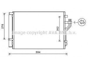AVA QUALITY COOLING HY5280 kondensatorius, oro kondicionierius