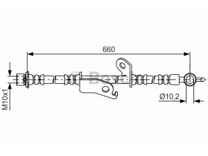 BOSCH 1 987 481 641 stabdžių žarnelė 
 Stabdžių sistema -> Stabdžių žarnelės
90947W2013