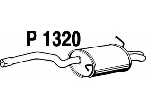 FENNO P1320 galinis duslintuvas 
 Išmetimo sistema -> Duslintuvas
8E0253609JK