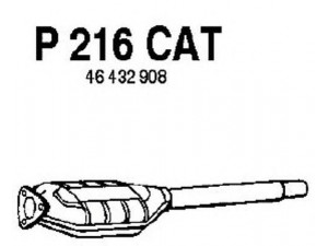 FENNO P216CAT katalizatoriaus keitiklis 
 Išmetimo sistema -> Katalizatoriaus keitiklis
BM90197, 46432908, 46466127