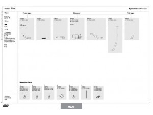 DINEX 147011005 išmetimo sistema 
 Išmetimo sistema -> Išmetimo sistema, visa