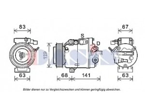 AKS DASIS 852736N kompresorius, oro kondicionierius 
 Oro kondicionavimas -> Kompresorius/dalys
977012B700, 977012B750
