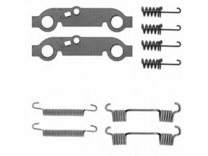 MINTEX MBA537 priedų komplektas, stovėjimo stabdžių trinkelės 
 Stabdžių sistema -> Rankinis stabdys